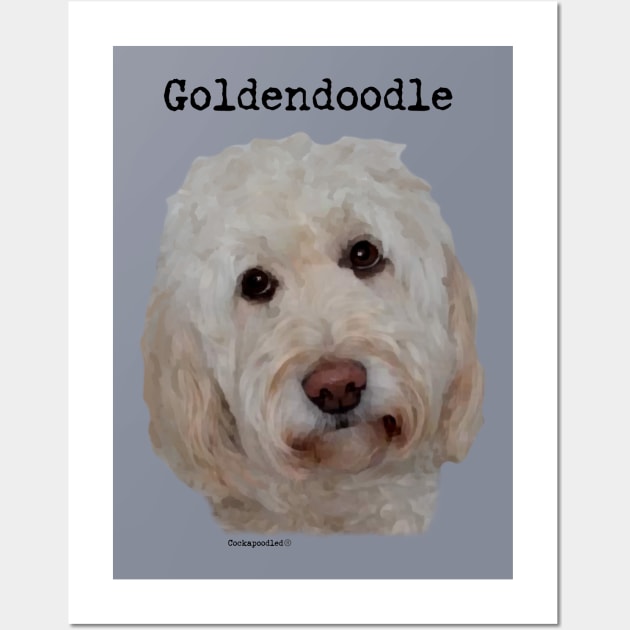 Goldendoodle Dog Wall Art by WoofnDoodle 